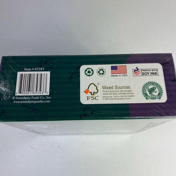 Serendipity Puzzle Company Shaped Puzzle # 65343 Dynasty 1000 Pieces New Sealed - Picture 5 of 6